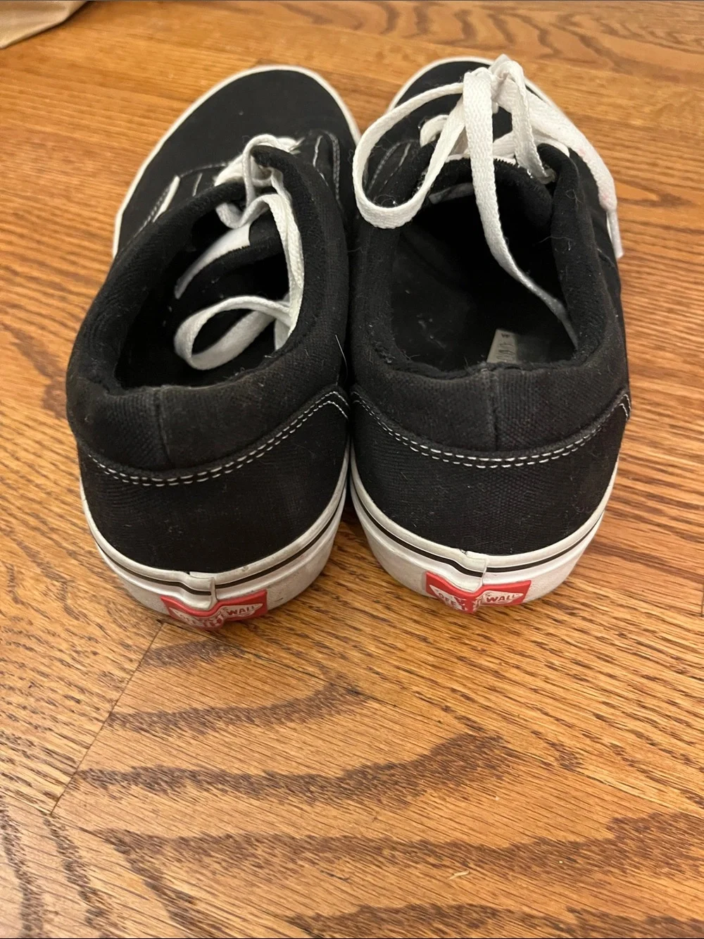 Vans Black and white canvas sneakers
